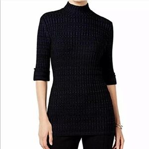 Style & Co Mock Neck Sweater
